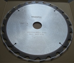 Пила дисковая Ø400 х 50 х 4,2/2,8 Z24 WZ WoodTec